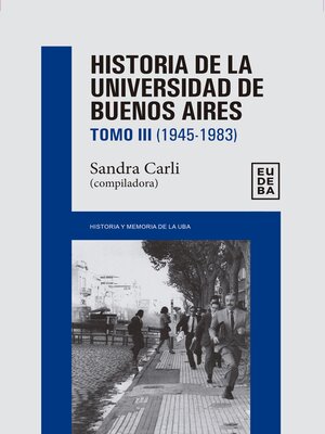 cover image of Historia de la Universidad de Buenos Aires